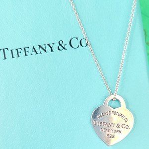 Tiffany & Co RTT Small Heart Necklace